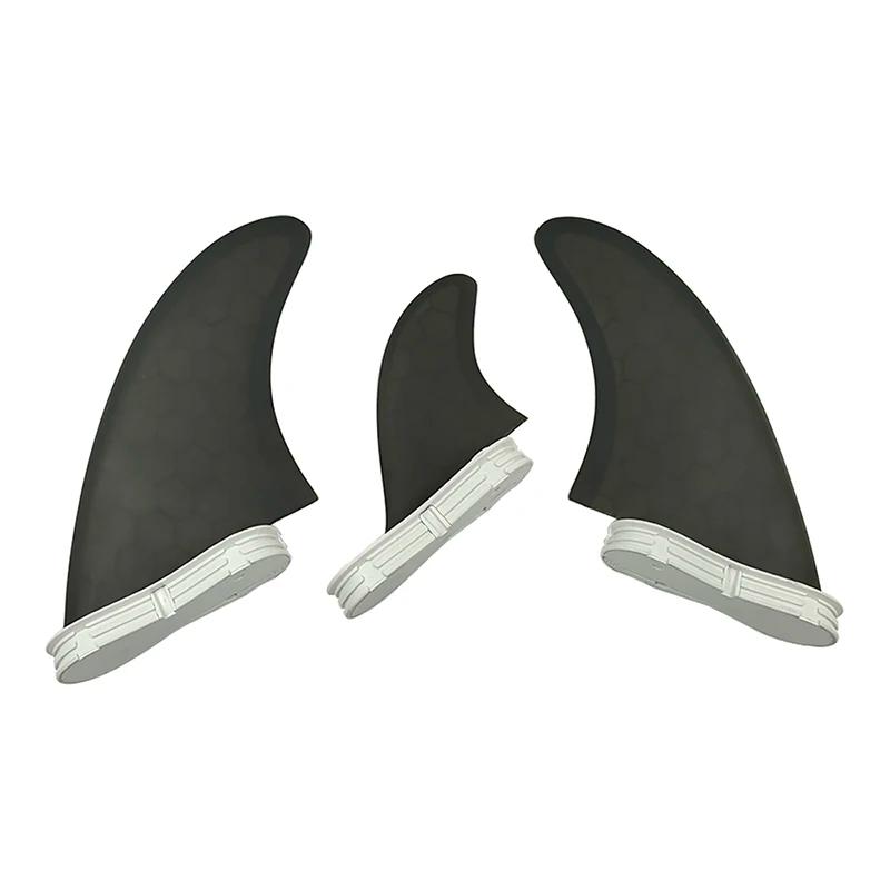 Palmes de planche de surf, propulseur UPSURF FCS II MARK parade HARDS TWIN + STABILISER Fins Surf Qu