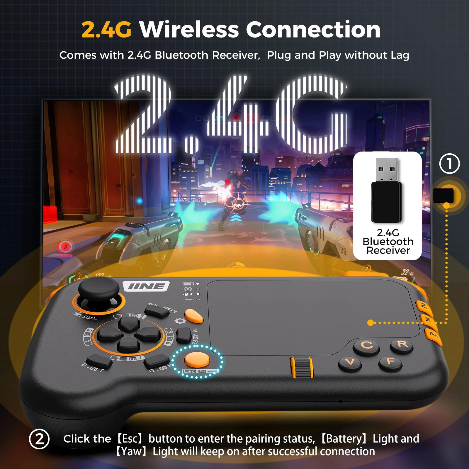 Contrôleur de tapis de souris sans fil IINE Ungrade comme ensemble combiné clavier et souris avec pa