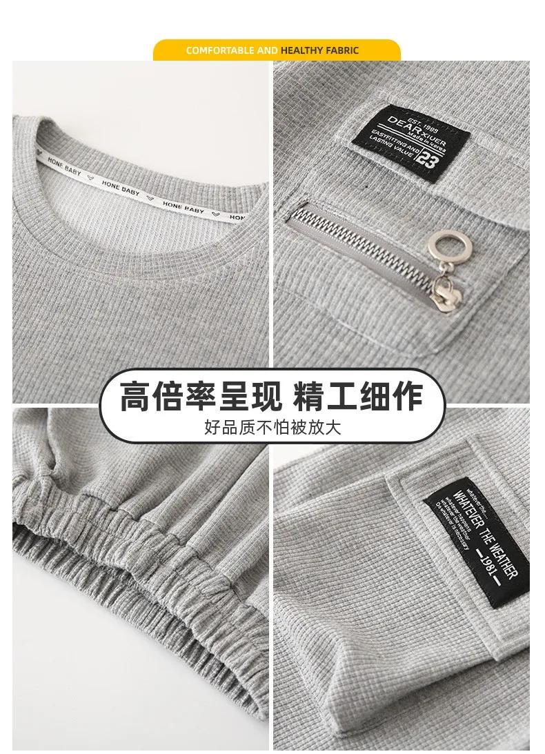 T-Shirt + short 2 pièces ensemble été enfants garçons lettre impression nouveaux enfants adolescent
