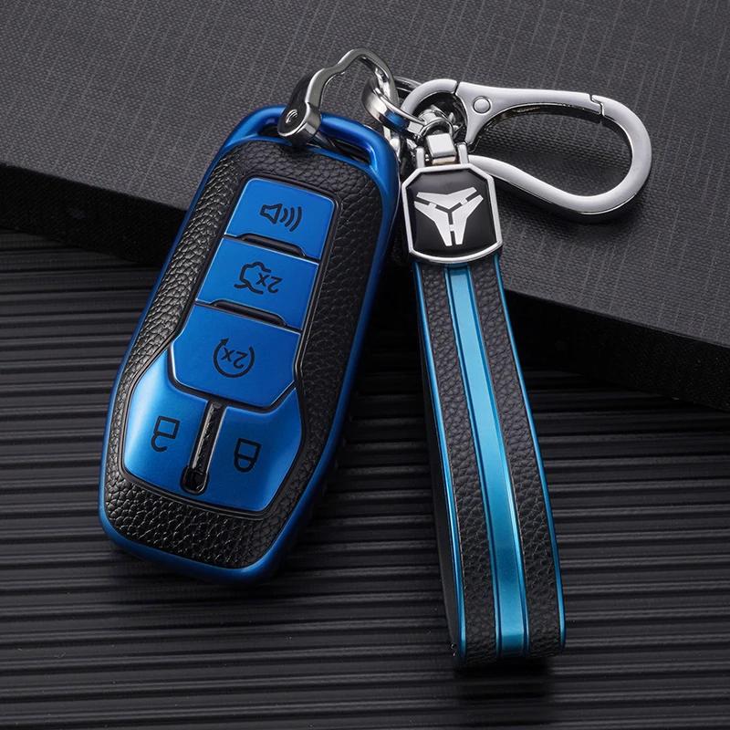 Étui en TPU pour clé télécommande, coque de porte-clés pour Ford Fusion Mondeo Mustang F 150 Explore