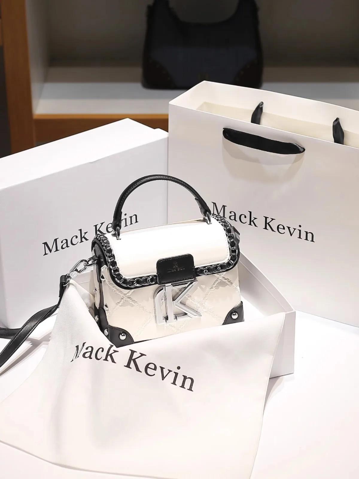 Sac à main carré en cuir de haute qualité pour femmes, nouvelle mode et populaire, couleur contrasté