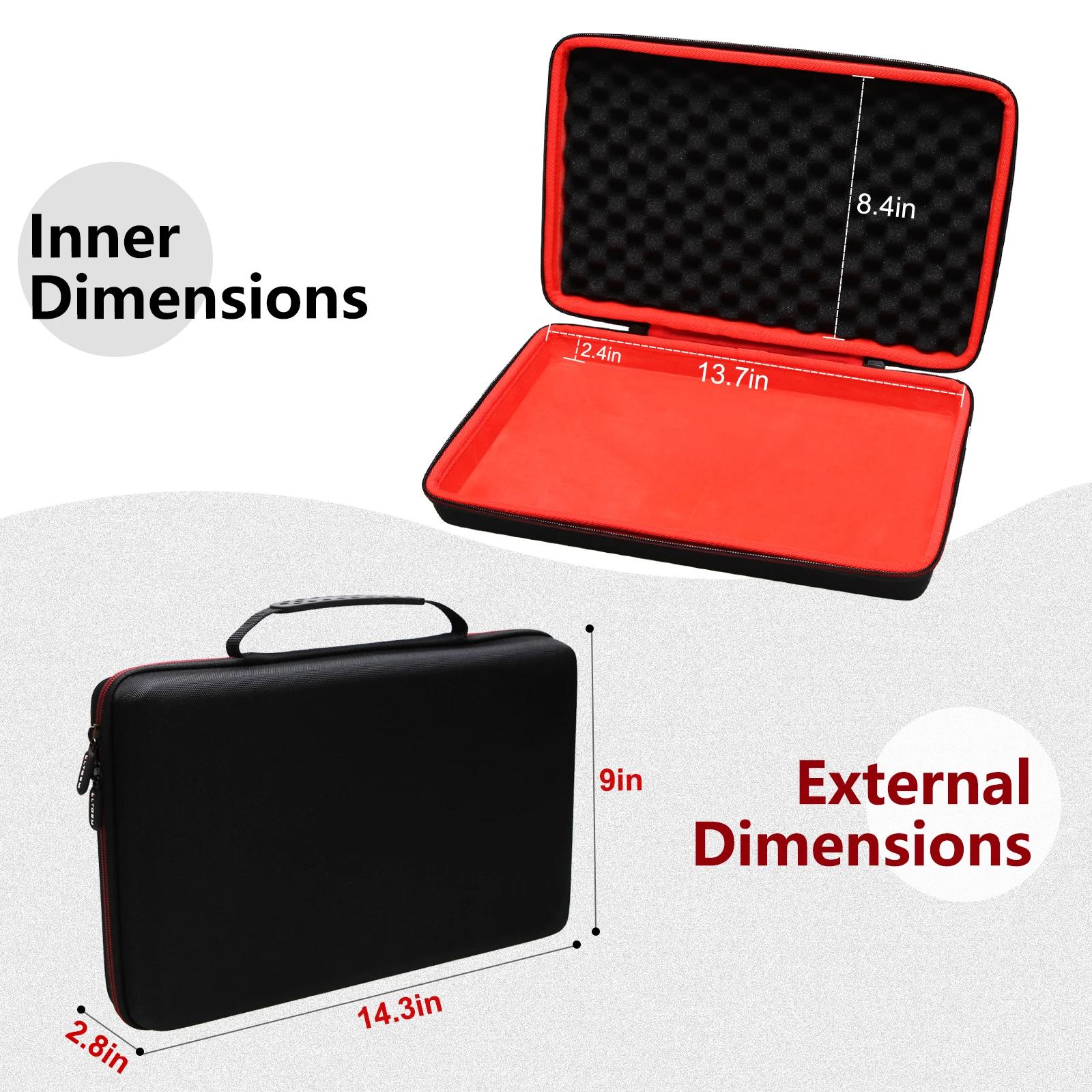 LTGEM-OligHard Case for AKAI Professional APC Key 25, MK2, USB acity I Keyboard Contrmatérielle, Tra