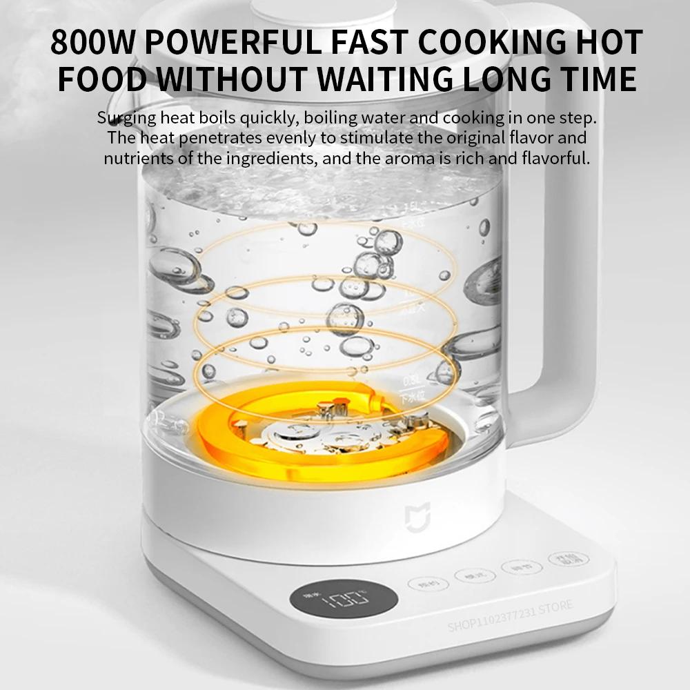 XIAOMI MIJIA-Bouilloire électrique multifonctionnelle en acier inoxydable, 800W, 304, appareils ména