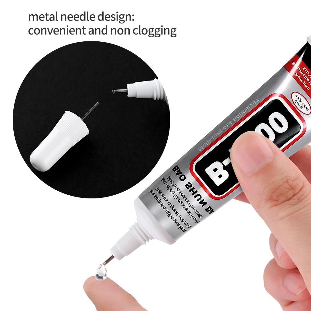 Super bain Nail bal inestone Glue, UV Adhesive, Crystal Gems, Diamond Glue avec illac Nail Tool, Mul