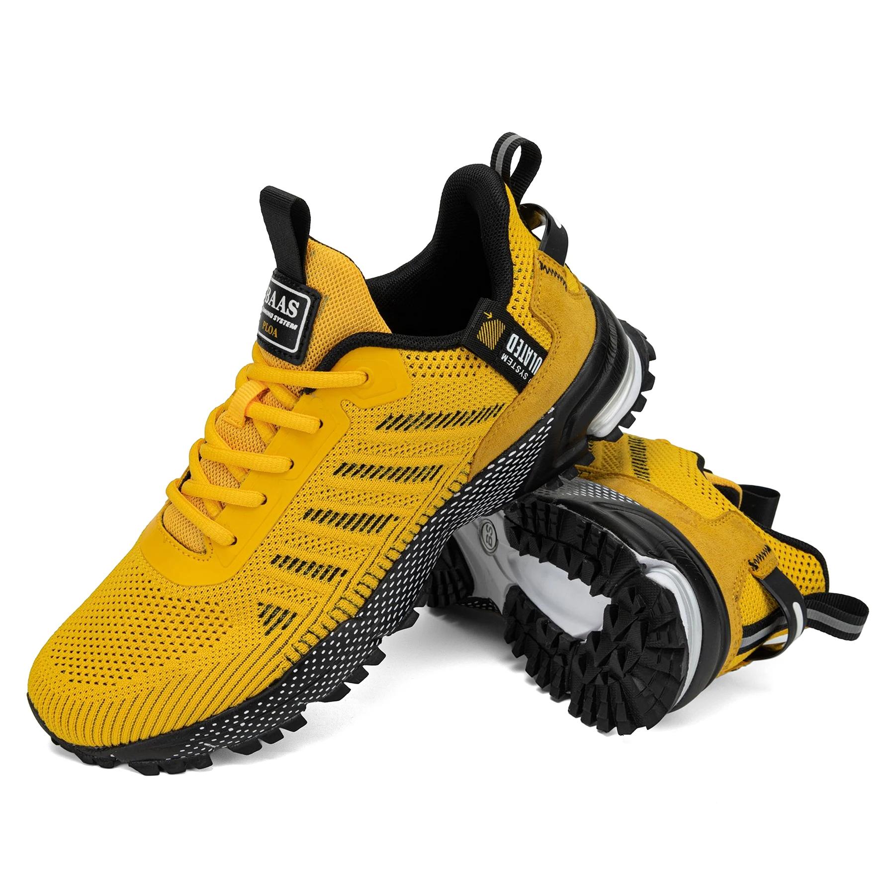 Baasploa – chaussures de course pour hommes, baskets respirantes en maille pour l'extérieur, chaussu