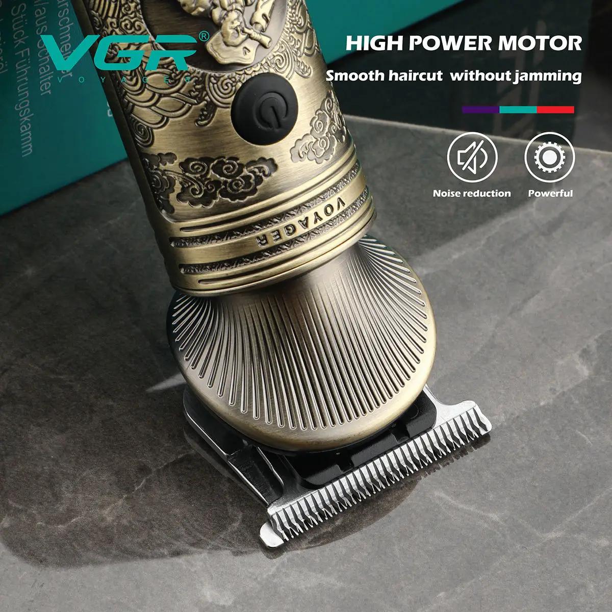 VgazHair Tondeuse Électrique Tondeuse À Cheveux Professionnel Barbier Sans Fil Machine De Coupe De C