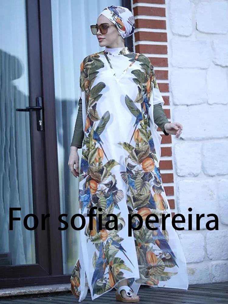 3/4 pièces Burkini Femmes Femmes Maillot de bain musulman pour SP