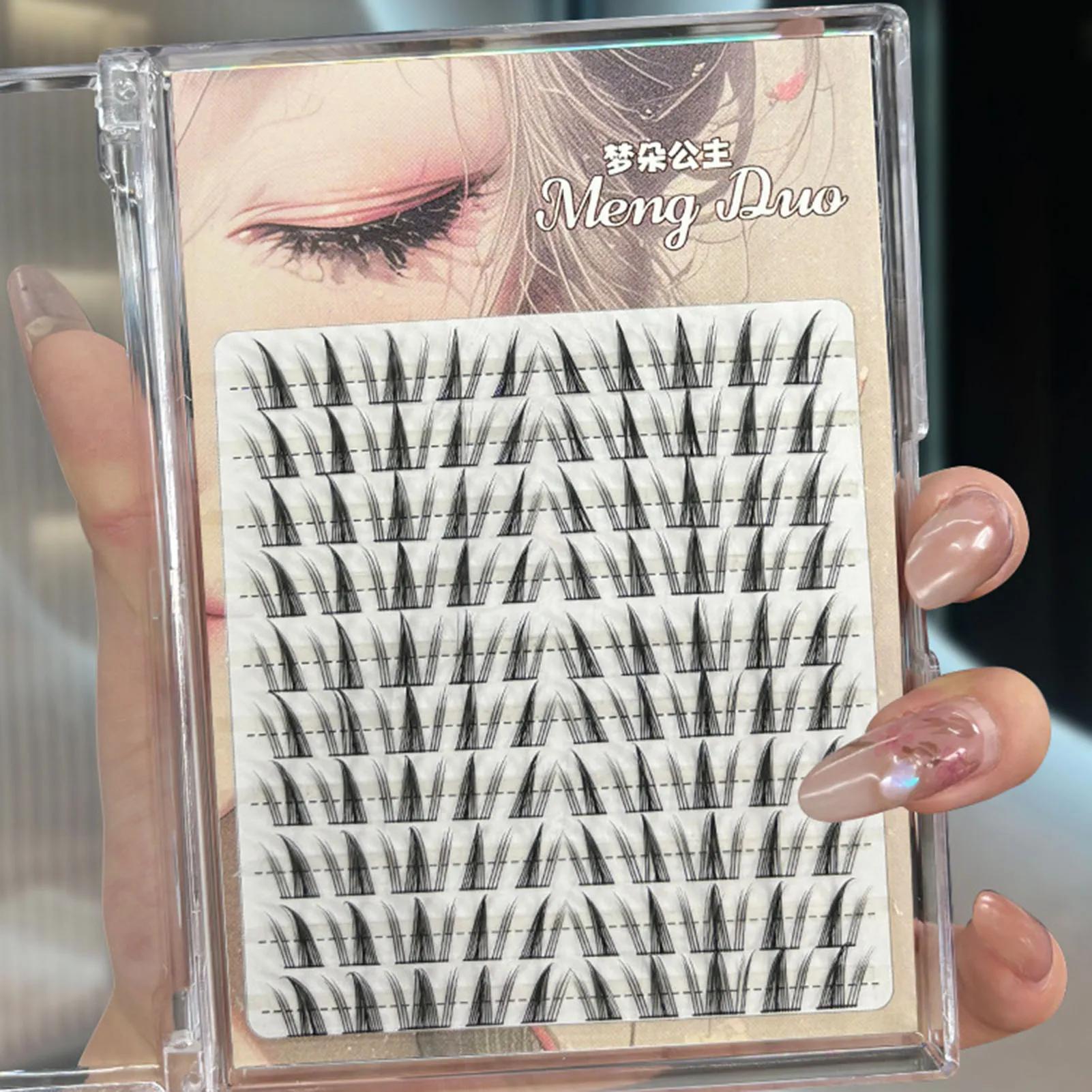 Extensions de cils 3D, 60/100 pièces, Volume recourbé, faux cils, maquillage Cosplay pour femmes et