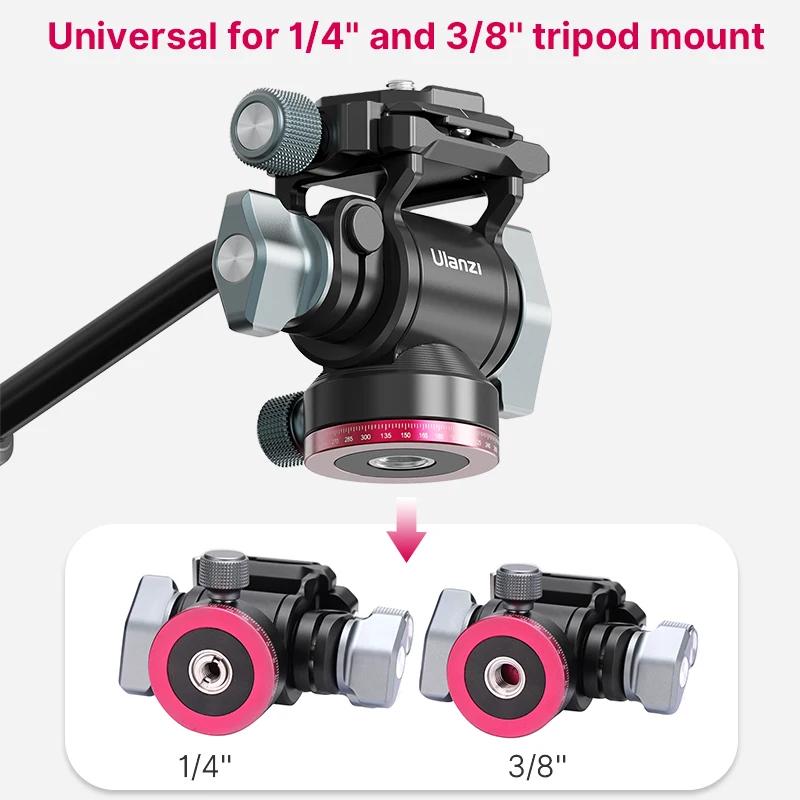 Ulanzi U-190 tête de trépied panoramique tête de vidéo fluide hydraulique pour trépied monopode supp