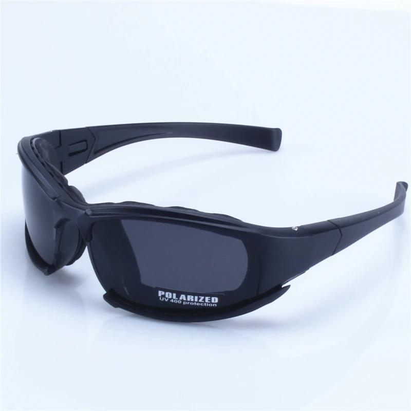 X7 lunettes hommes militaire lunettes de soleil polarisées pare-balles airsoft tir Gafas fumée lenti