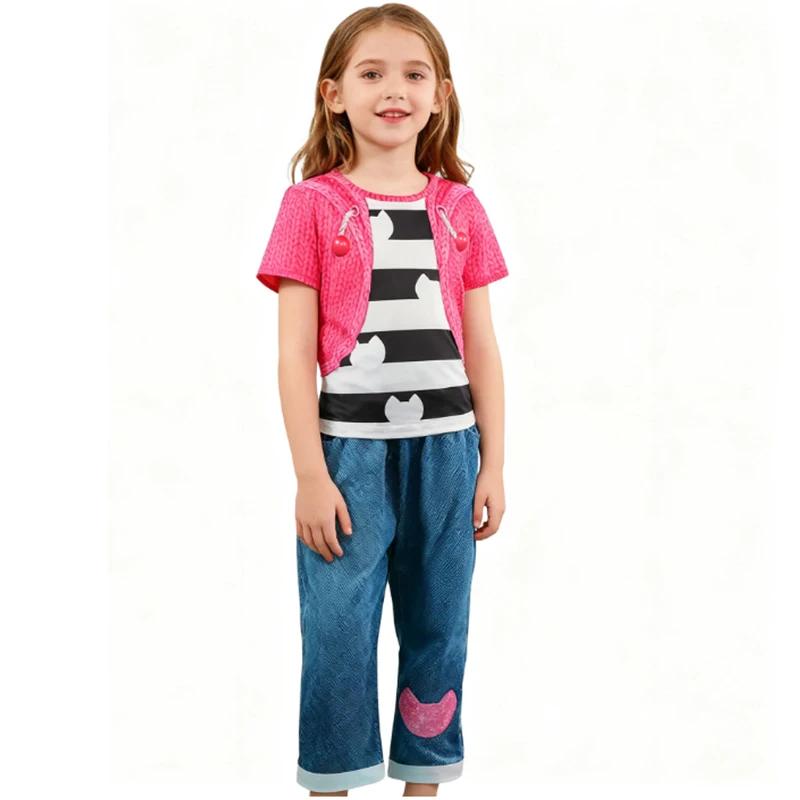 Costume enfant Gabby dessin animé imprimé T-Shirt + pantalon 2 pièces ensembles pour enfants carnava