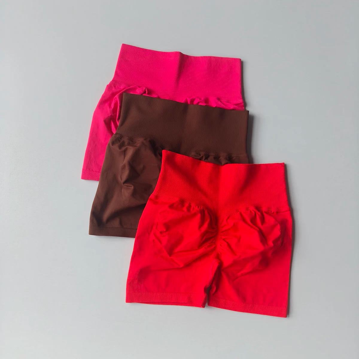 Short de Yoga taille haute pour femmes, short de Fitness respirant, levage des fesses, sport, course