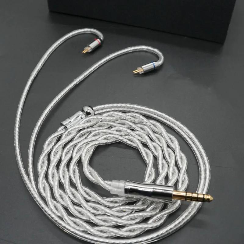 XINHS-Câble de mise à niveau pour casque K12, plaqué argent palladium, haute pureté, 2 brins