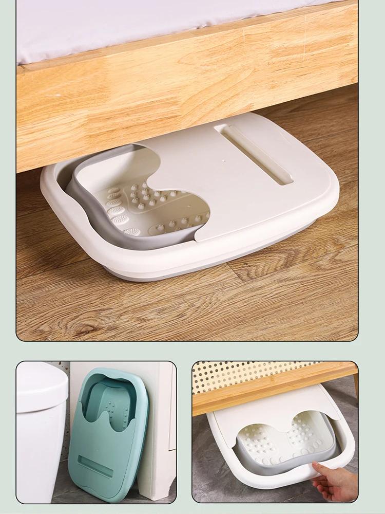 Bain de pieds pliable, seau de Massage, seau de trempage, bassin pliant, seau de bain de pieds, Saun