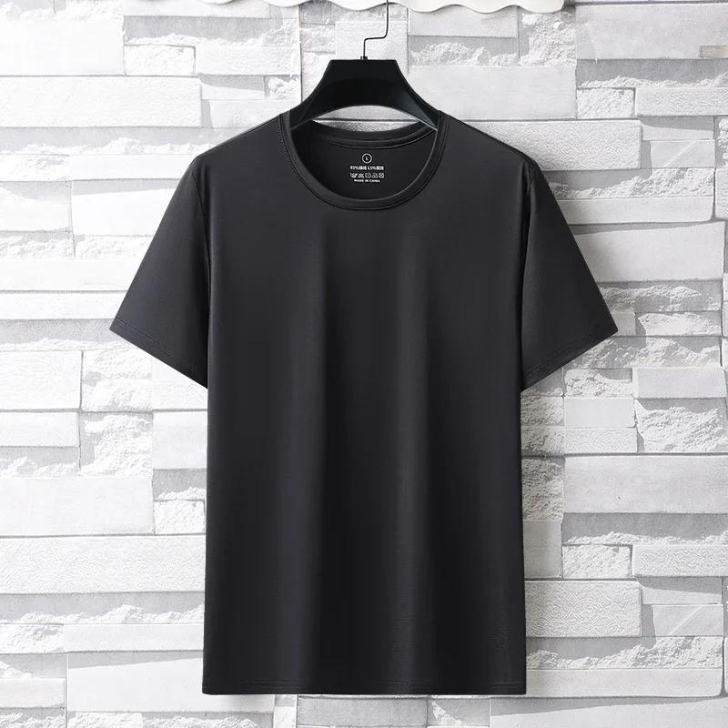 Ice inj-T-shirt de sport décontracté à haute élasticité pour hommes, haut de sport de plein air resp