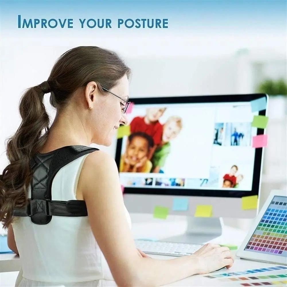 Ceinture de soutien de la clavicule et de la colonne vertébrale, soutien réglable de la posture init