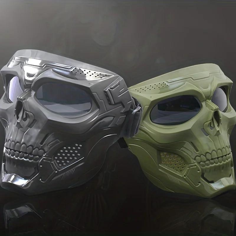 Masque de crâne de moto, lunettes coupe-vent, lunettes d'équitation pour sports de plein air, access