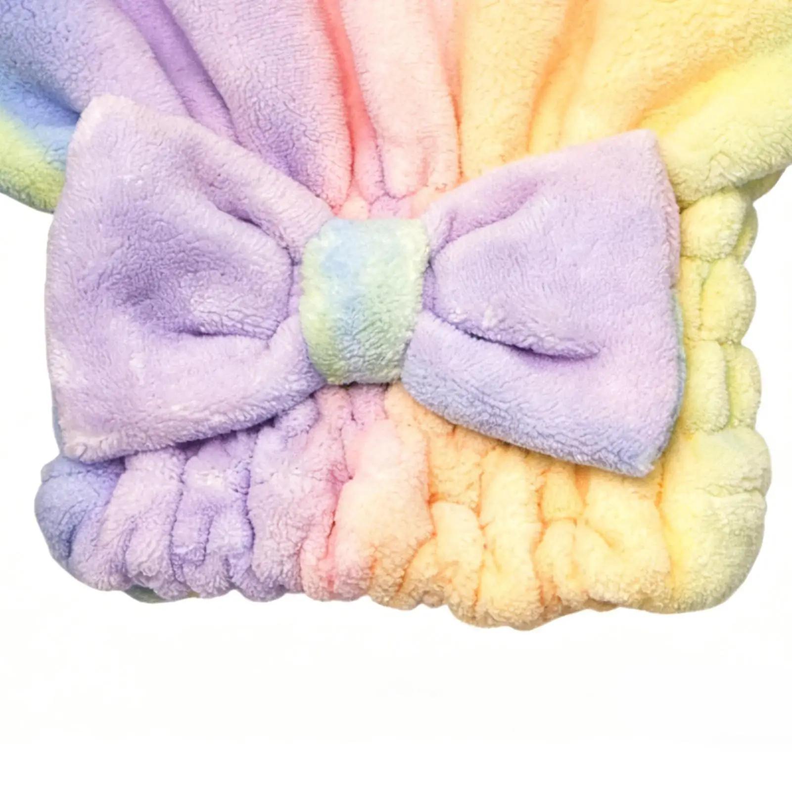 Serviettes de séchage capillaire en microfibre, turban pour cheveux avec nœud, bonnet de douche, bon