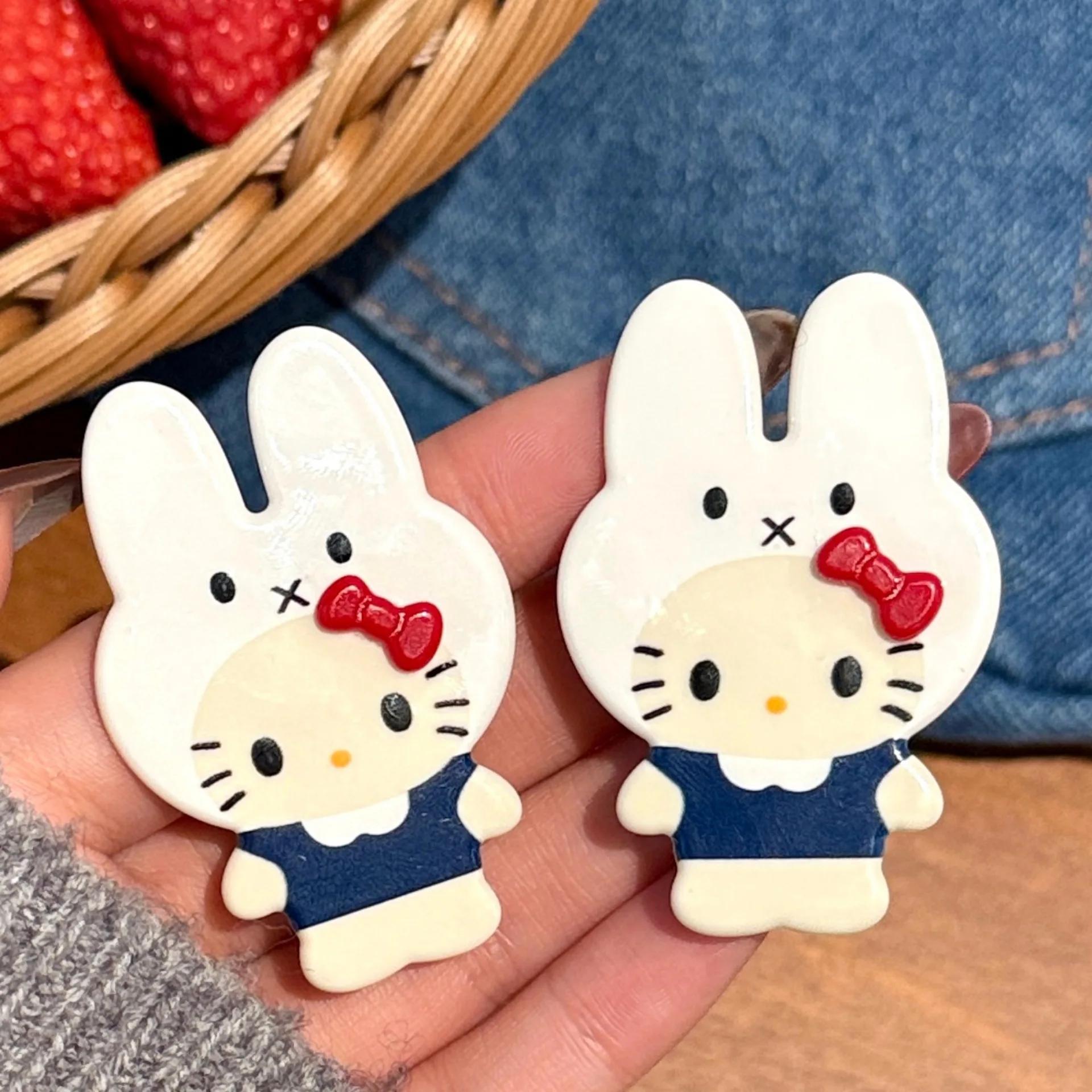 1/3 pièces Sanrio Hello Kitty créatif dessin animé chat épingle à cheveux cheveux accessoires frange