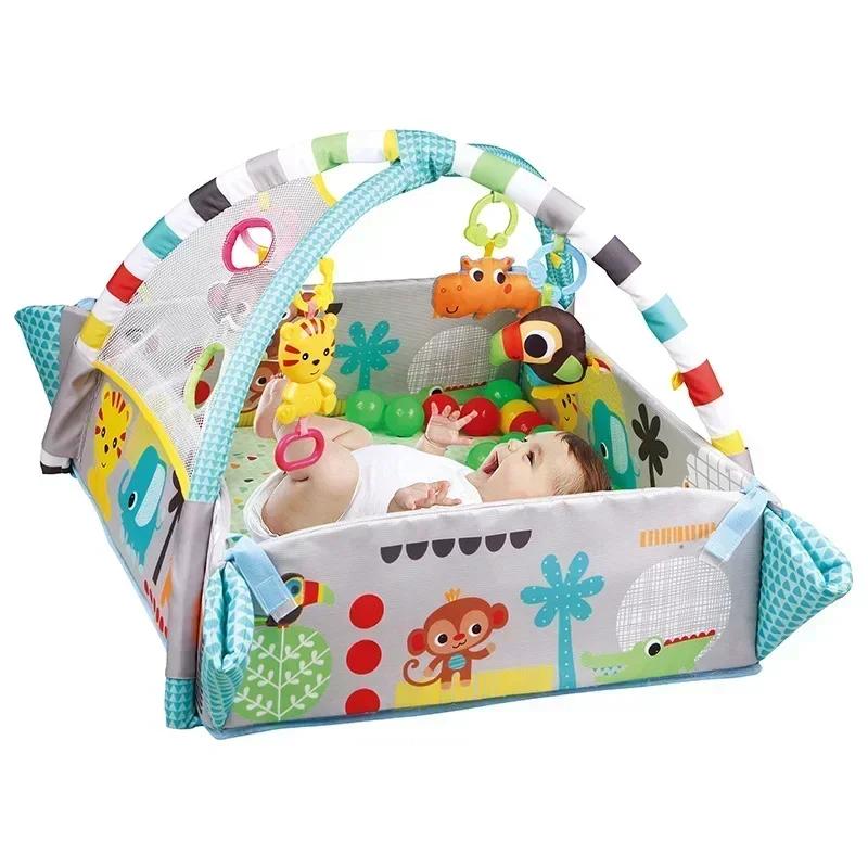 Cadre de Fitness pour bébé, couverture de jeu rampant, tapis éducatifs multifonctionnels, couverture