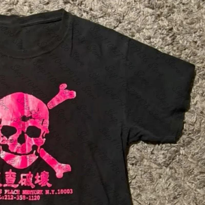 T-shirt Femme Vintage Y2K Années 2000 Anime Mignon Décontracté Imprimé Emo Streetwear Gothique Haraj