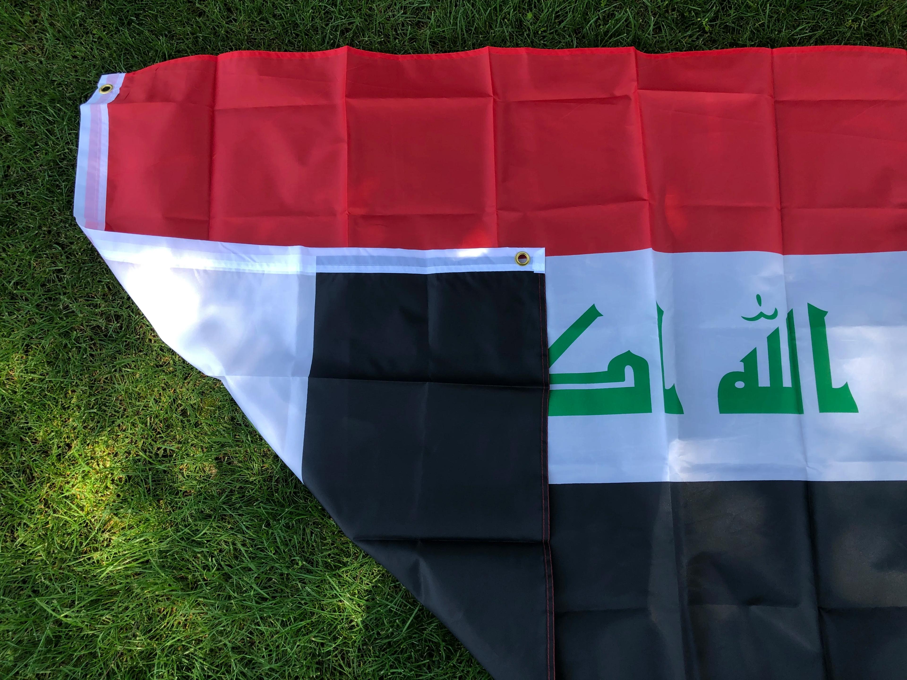 Drapeau SKY livraison gratuite drapeau irak Nation 90x150 cm 3 pieds x 5 pieds bannière en Polyester