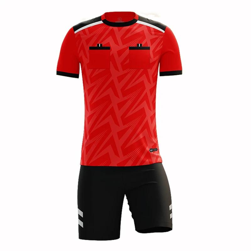 Uniformes d'arbitre professionnels pour hommes, maillots de Football, shorts, chemises, costume, sur