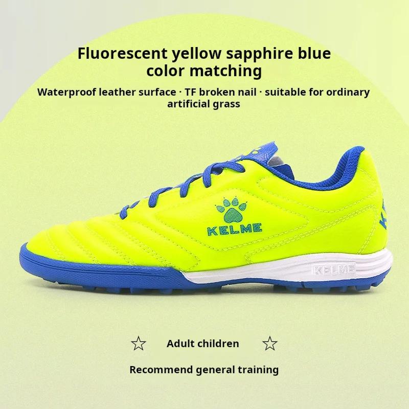 Chaussures Football Kelme Tf Broken Nail Adultes Jeunes - Antidérapantes Gazon Artificiel Jeu à 5 Compétition