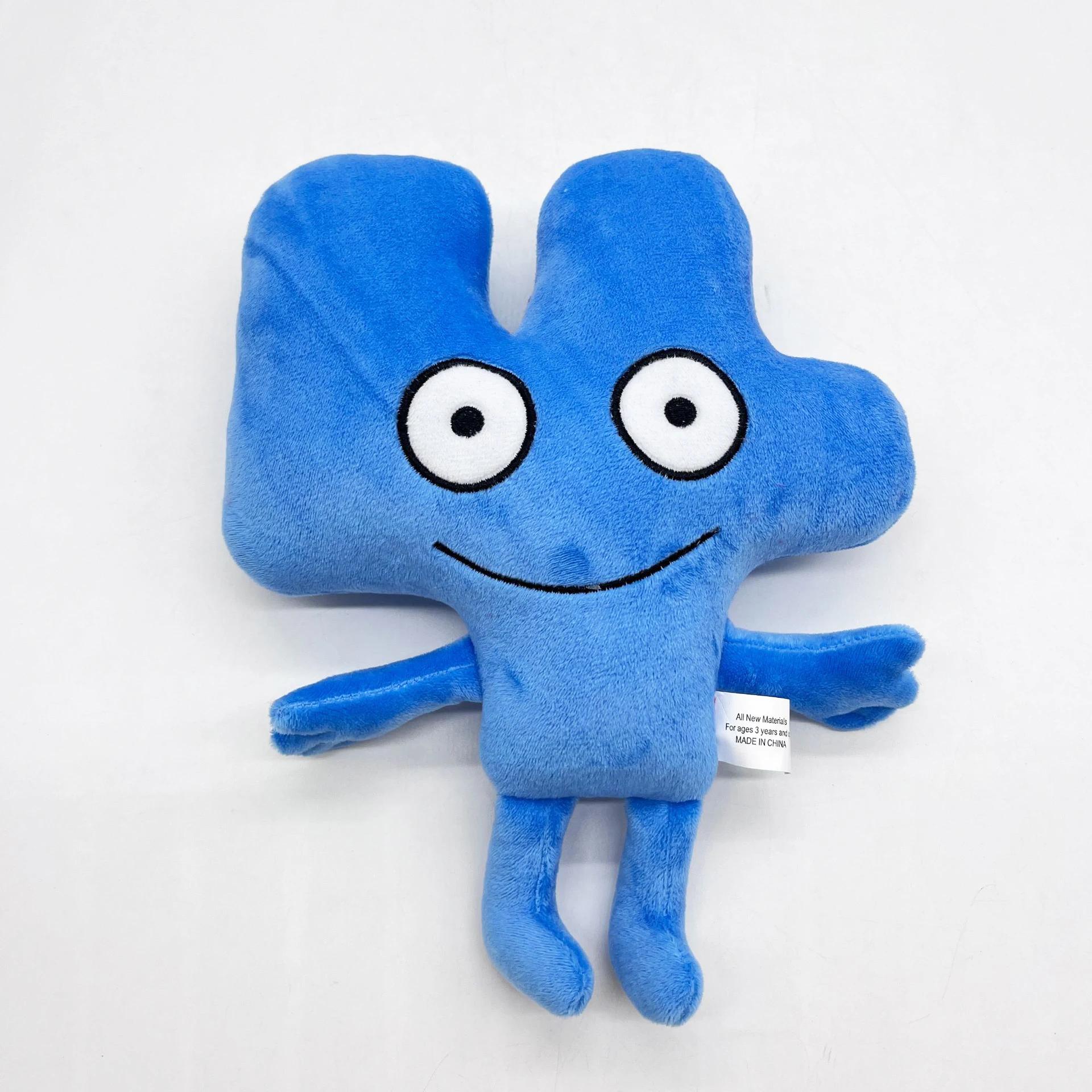 Bfdi quatre jouets en peluche bataille pour Dream Island peluche poupée de dessin animé mignon perso