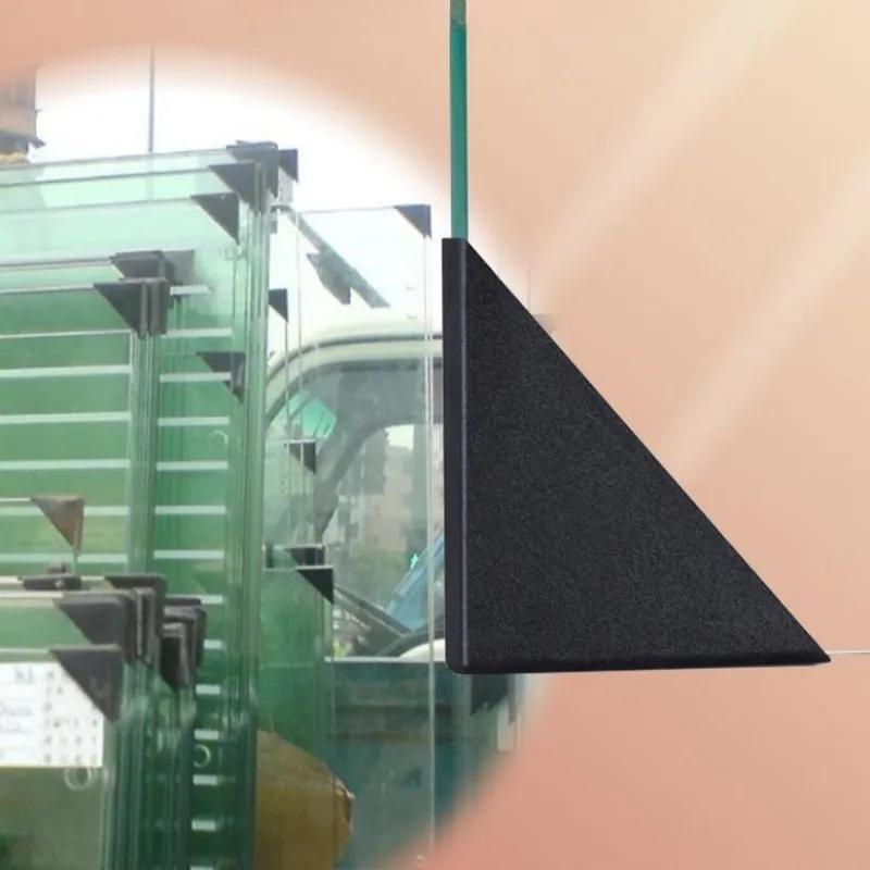 Couvercle de protection d'angle de Table noir, 16 pièces, panneau de verre, cadre photo, transporteu