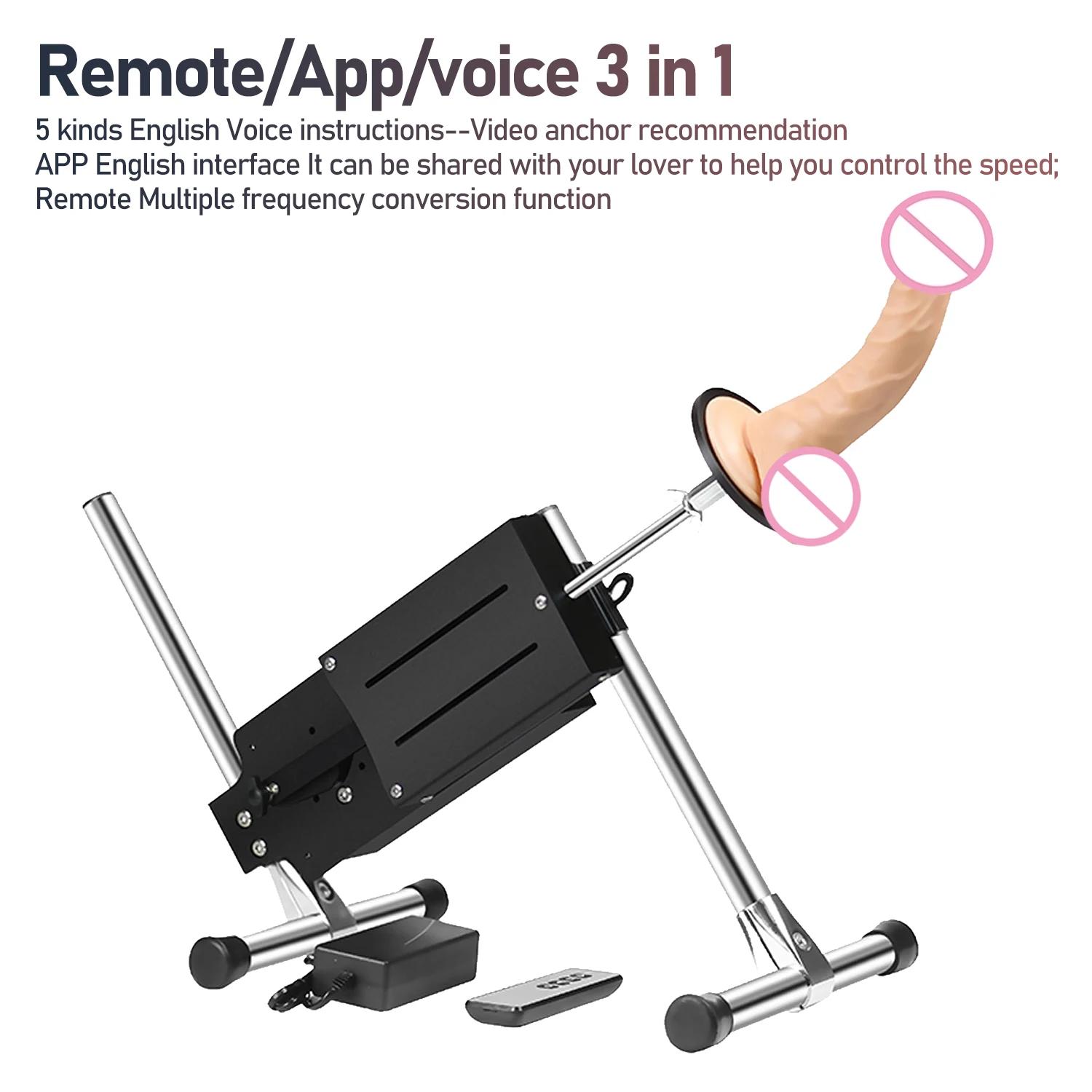 Machine de sexe automatique pour hommes et femmes, télécommande, vibromasseur de gode, vibrateur de