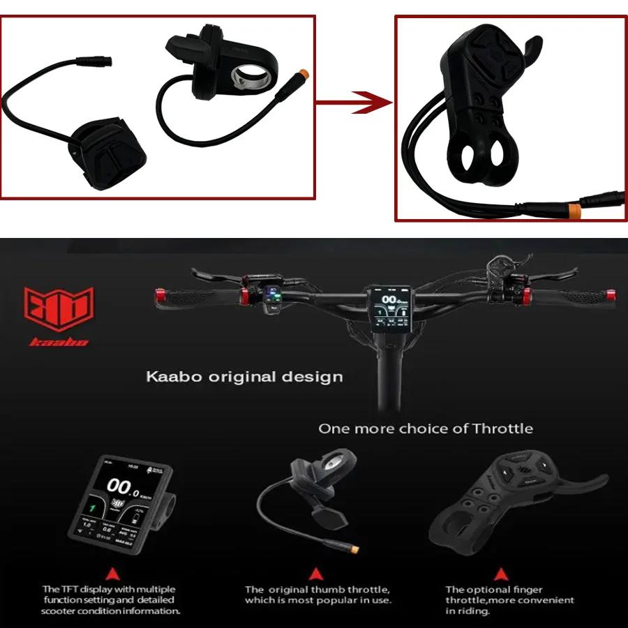 Accélérateur intégré, pièces originales, gâchette au pouce, accessoires pour Kaabo Mantis King GT Wo