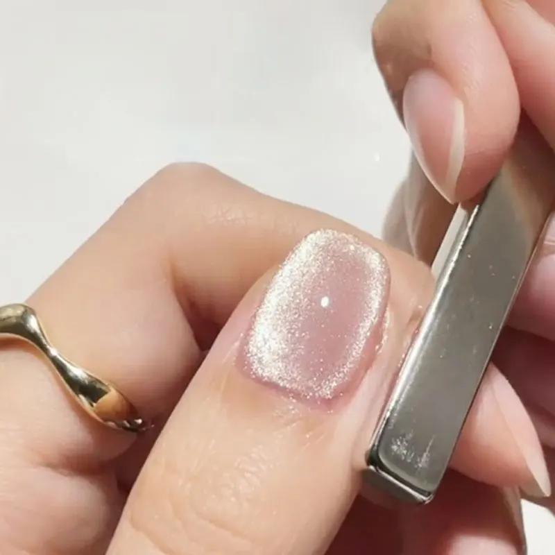 Aimant yeux de chat à bande épaisse Super forte, pour vernis à ongles Gel, effet de bande de ligne 3