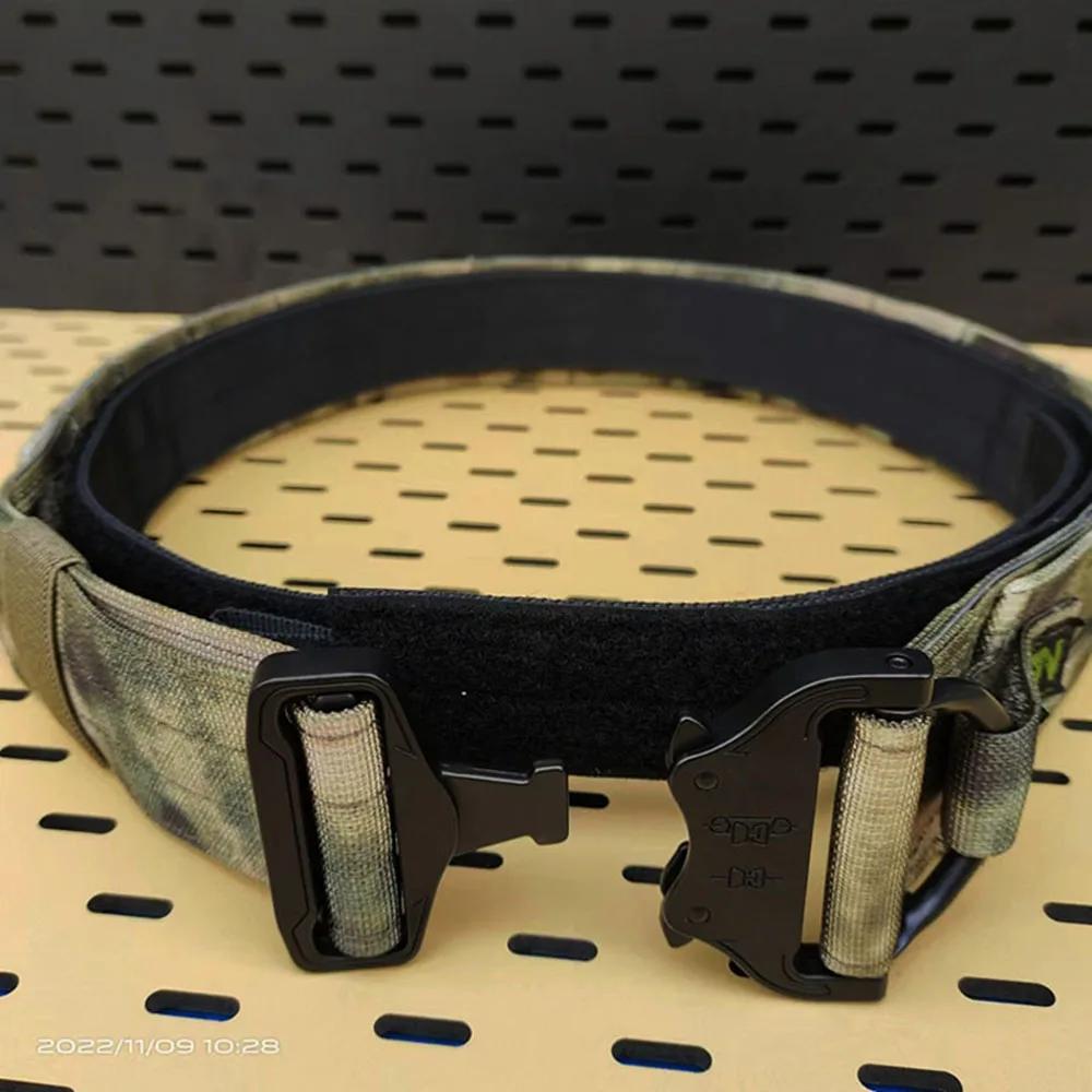 Nouveau 2 pouces TACS DRing ceinture tactique Molle ceinture ruines russes CS ceinture de chasse