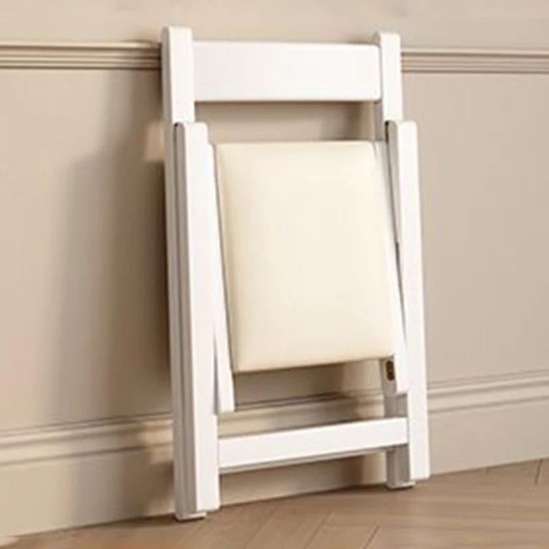 Chaises de salon simples, chaises nordiques modernes en bois, chaise pliante Portable minimaliste, D
