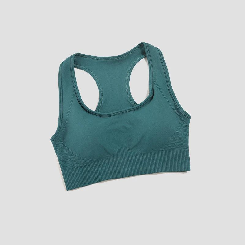 Soutien-gorge push-up rembourré femme sport yoga gym fitness entraînement