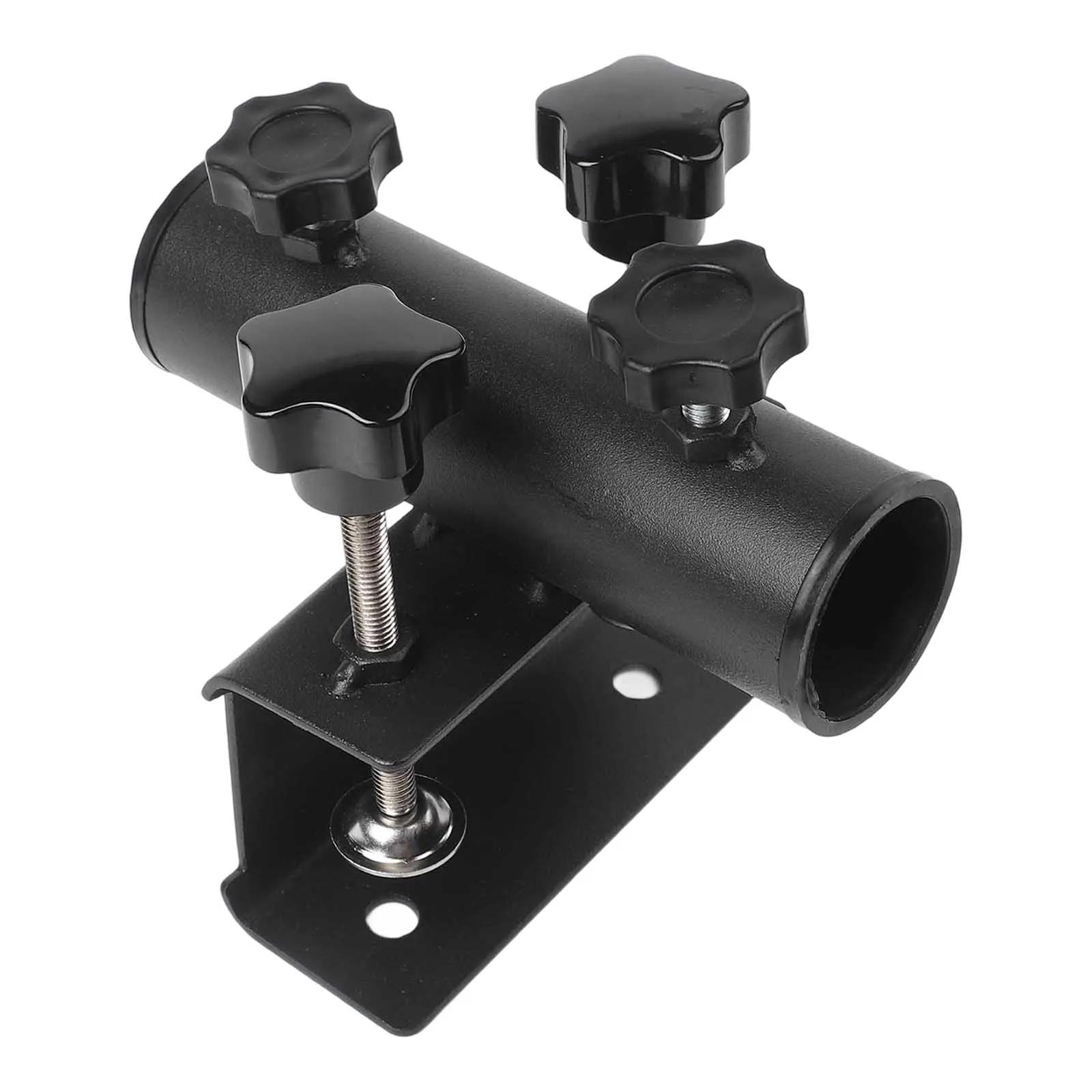 Support de parasol pour balcon, pince de fixation adaptée aux clôtures de jardin de 23 mm à 38 mm, s
