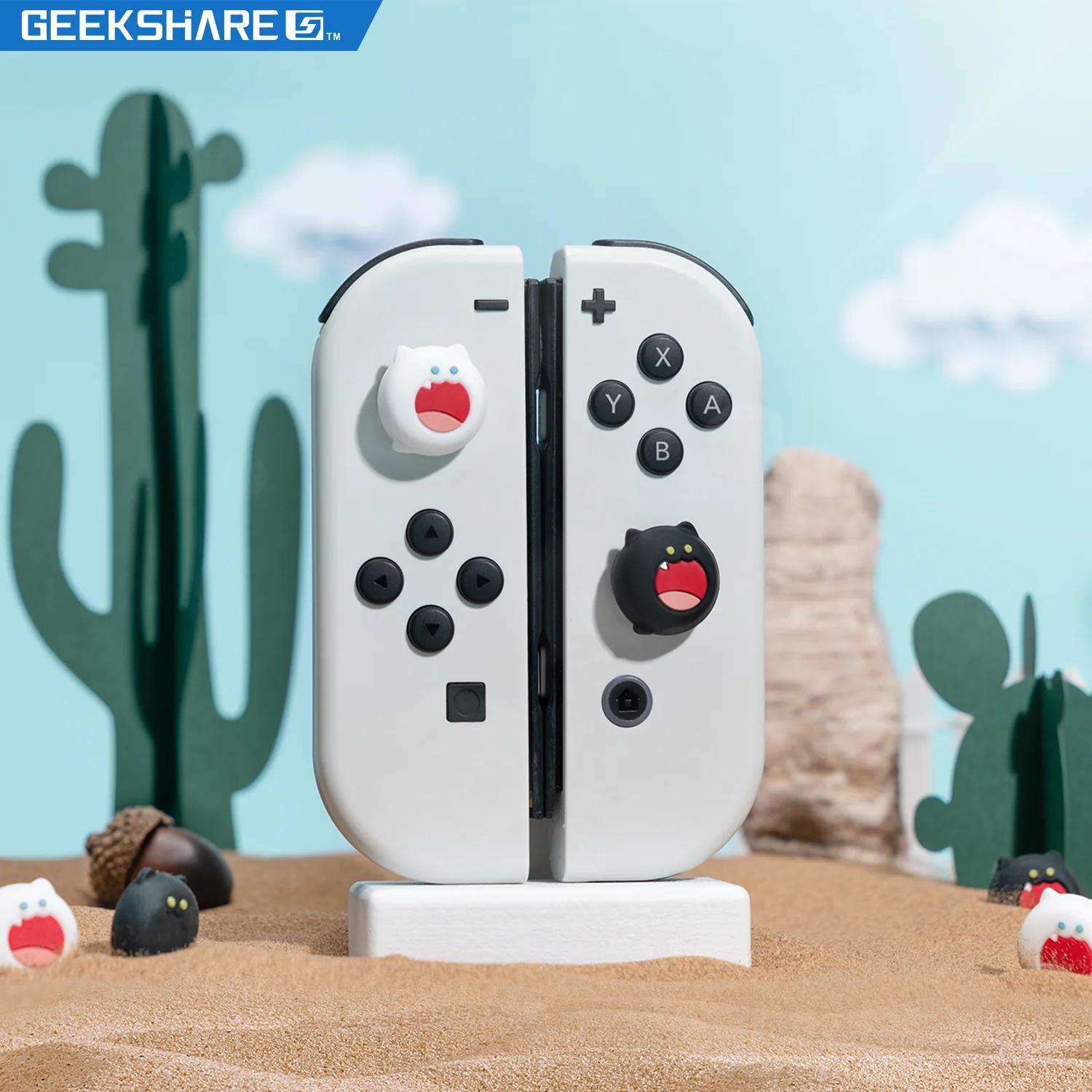 Super mignon Silicone souple Joycon pouce bâton poignée capuchon Joystick couverture pour interrupte