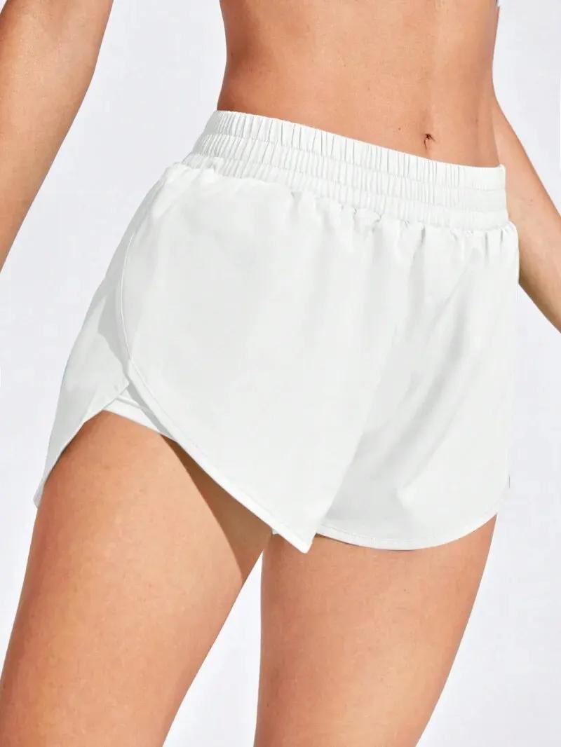 Shorts de Yoga élastiques pour femmes, Leggings courts d'entraînement, de Fitness, de course, de Spo