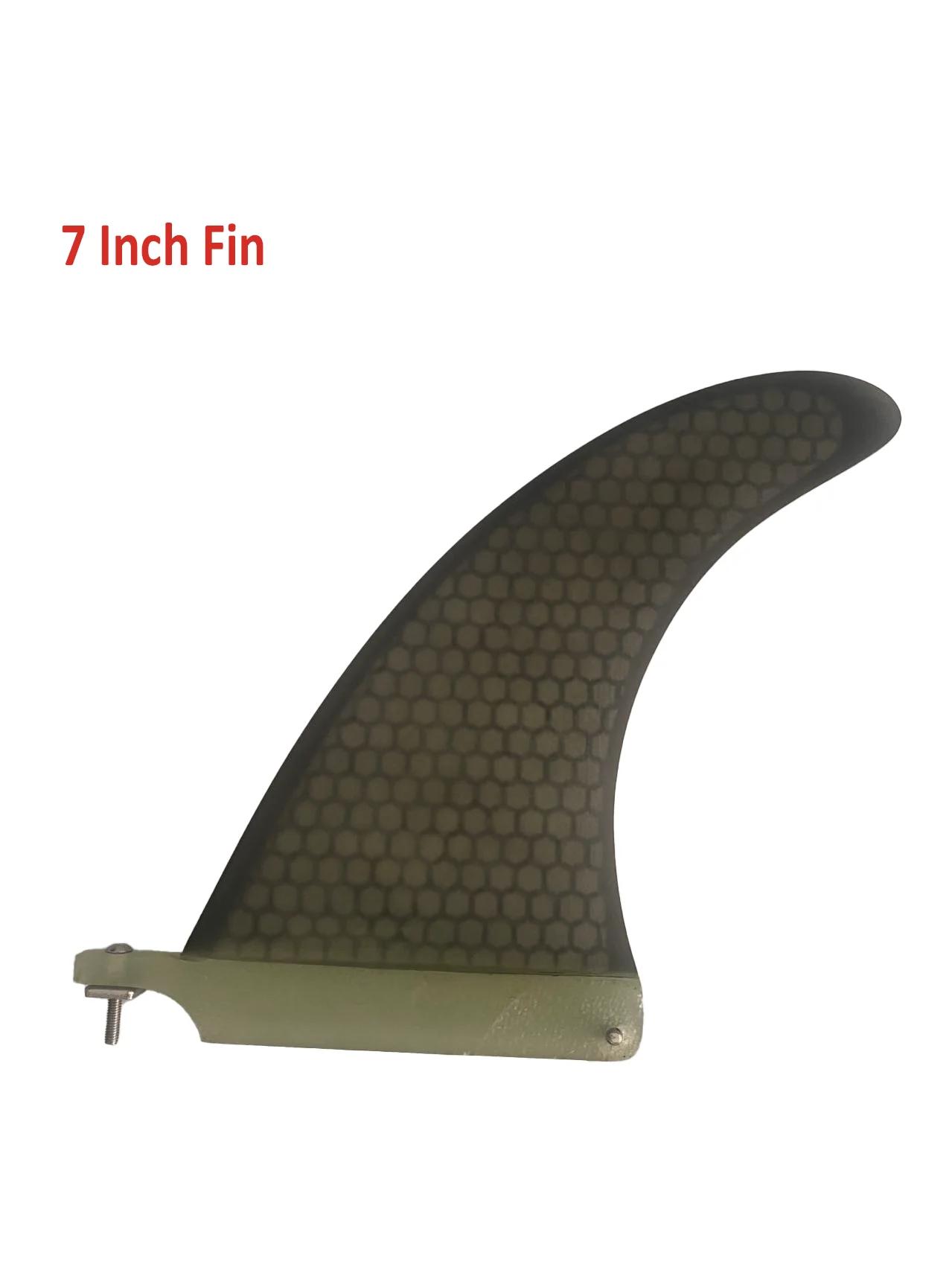 Aileron surf fibre de verre nid d'abeille 7 à 10 pouces - Pour longboard et planche de surf accessoires sport aquatique