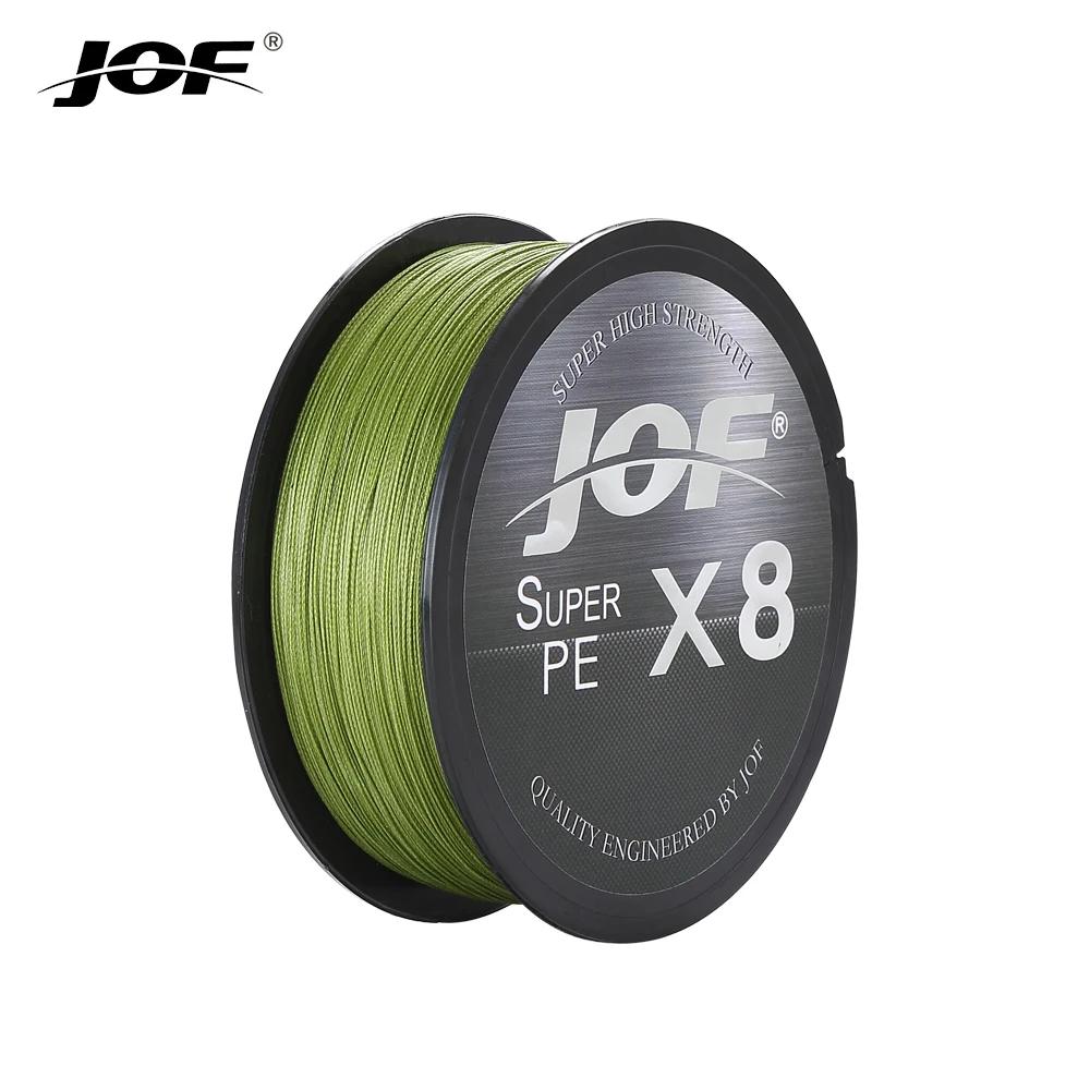 JOF 8 brins ligne de pêche 150M 300M 500M ligne de pêche Multifilament accessoires de pêche cordon t