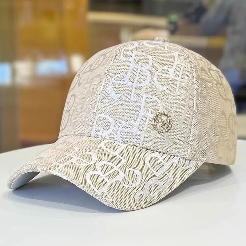 Casquette de baseball unisexe réglable tendance avec logo rond, idéale pour toutes les saisons (prin