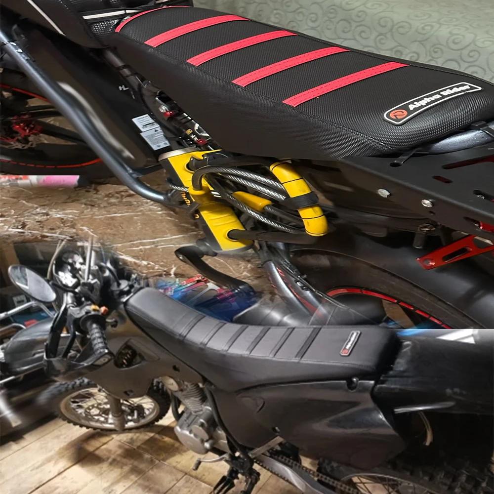 Housse de siège à pince universelle en PVC, souple, extensible, antidérapante, pour Honda, Yamaha, S