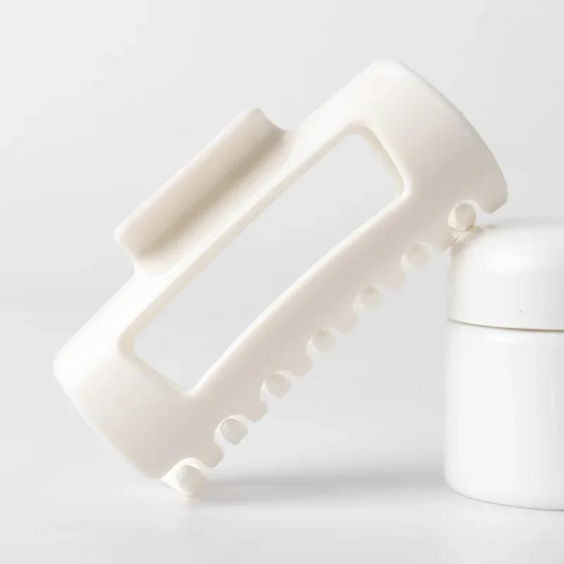 Pinces à cheveux flexibles en silicone, grande pince à griffes pliable antidérapante | Pinces à ch