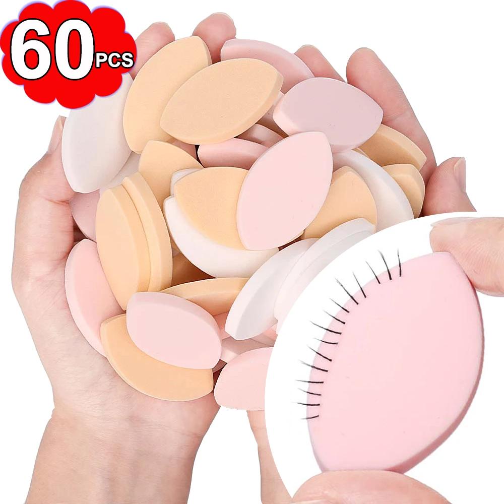 Coussinets de faux-cils en éponge douce, 60 pièces, tableau de cartes pour débutants, cils vaporeux,