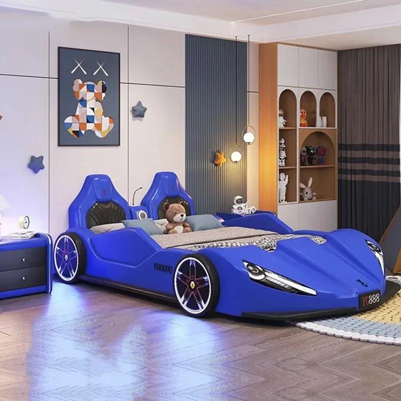 # Offres spéciales haut de gamme chambre sommiers enfants cadres de luxe noir King Size garçons vo