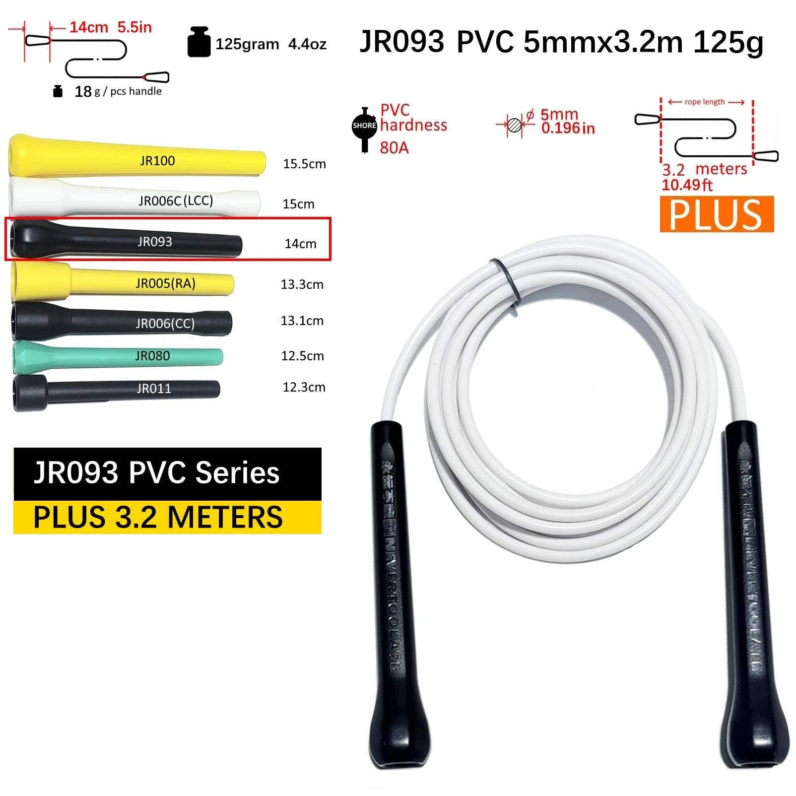 NEVERTOOLATE TPU PVC 10.5FT 3.2m x 5mm PVC vitesse double sous corde à sauter tours fitness crossfit