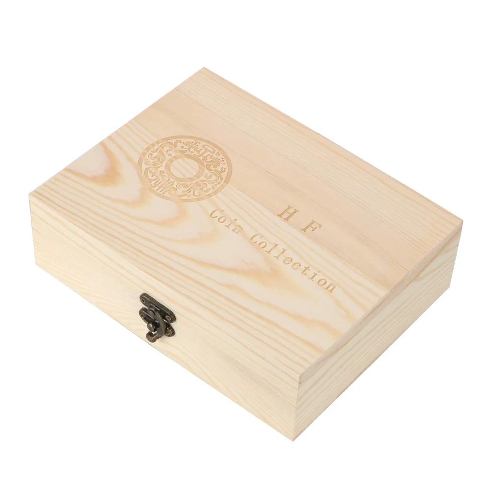 Boîte de rangement de pièces de monnaie 20/30/50/100 pièces, étui de collecte de pièces commémorativ