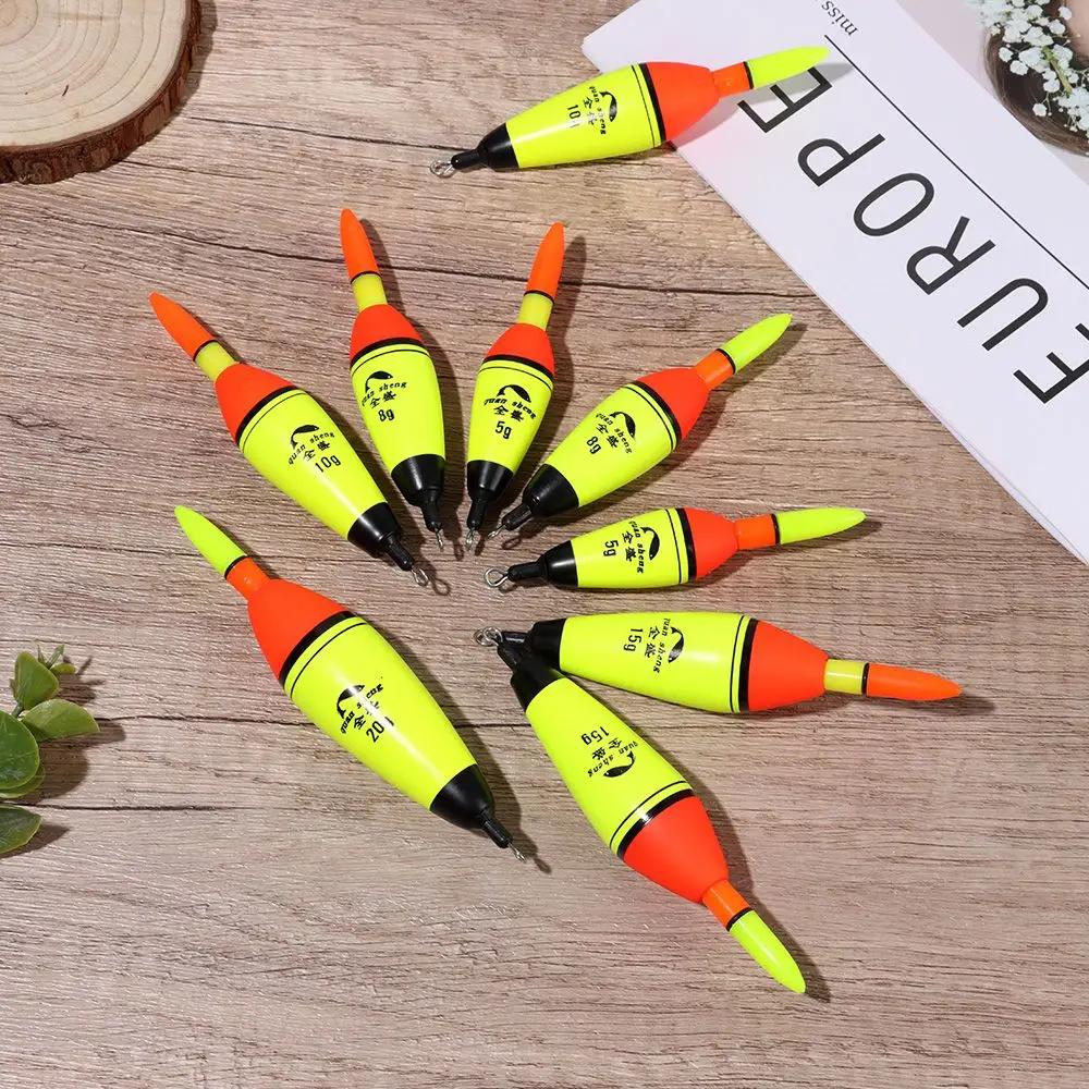 Flotteur de nuit de pêche en plastique, anciers lumineux électronique, boule en mousse brûleur, Bobb