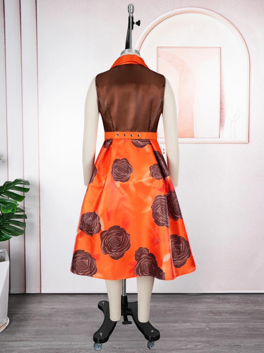 Robes Maxi imprimées africaines Dashiki, salopette élégante de bureau pour dames, vêtements de fête,